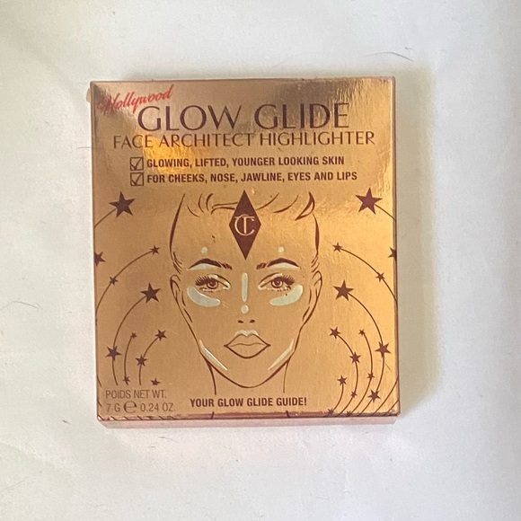 Charlotte Tillbury Glow Glide Highlighter in Pillow Talk Glow-Brand New - Picture 2 of 5